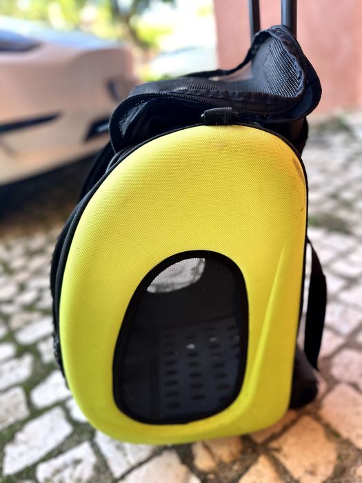 Carrinho-bolsa Ibiyaya 3 em 1 para animais até 8 kg”
