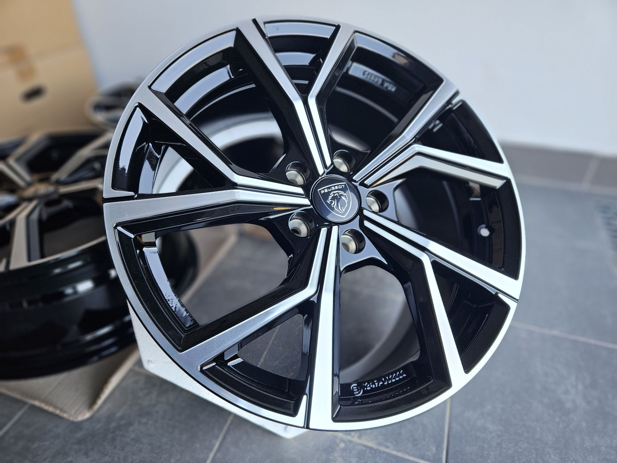 PEUGEOT 17 " Nowe 5x108 Felgi 308 Partner 508 Rifter 3008 Czarne 5008