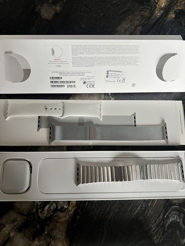 Apple Watch 7 45 mm Silver Stainless Steel