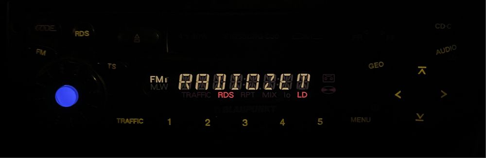 Radio Blaupunkt Augsburg C30 4x40W BT CD Mercedes W124 W201 SPRAWNE
