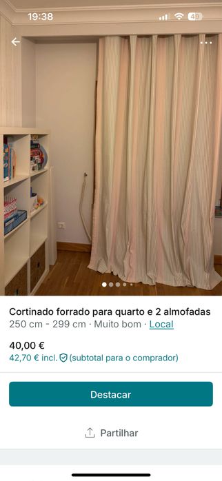 Cortinados  forrados