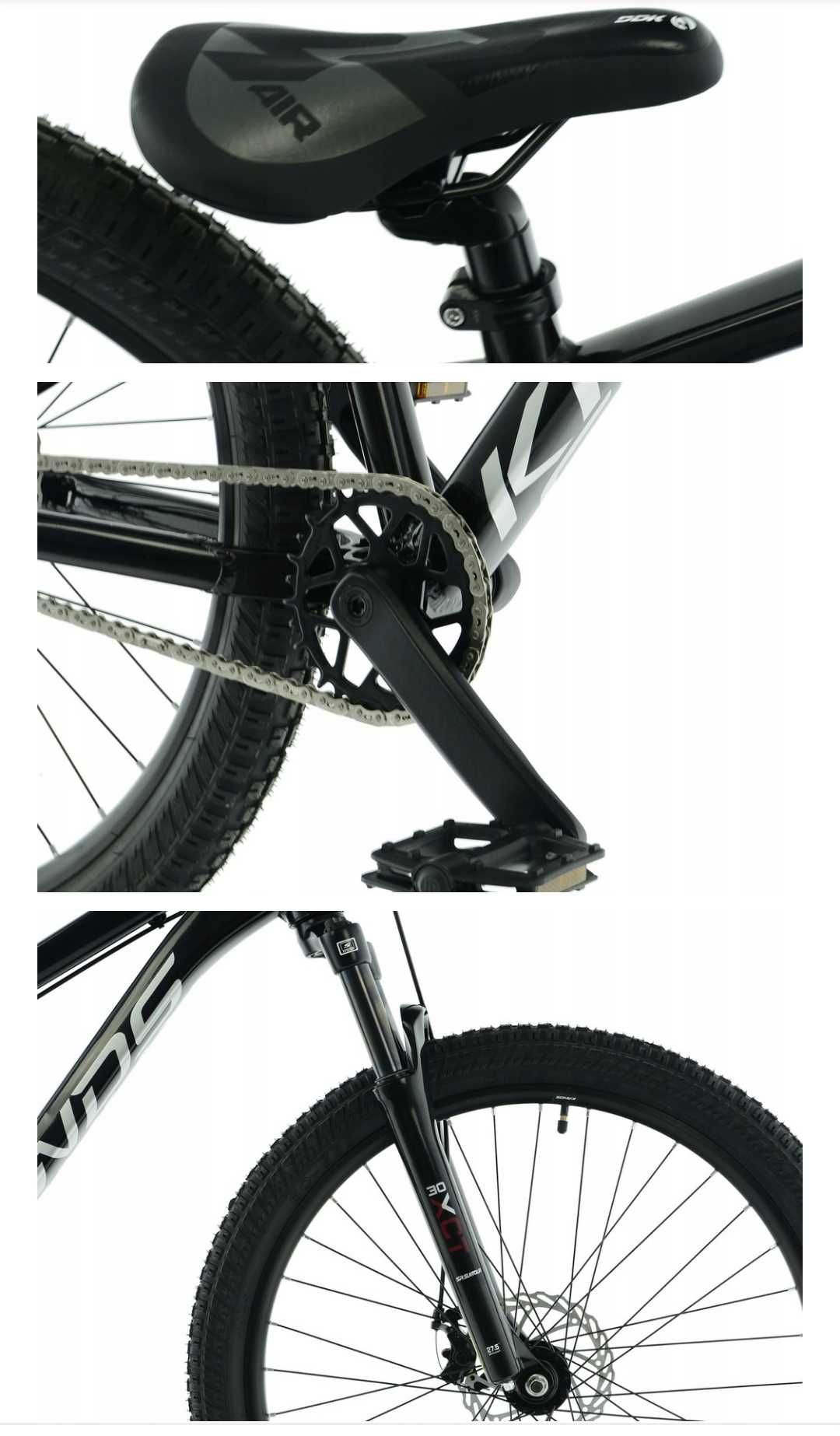 Rower nowy 26 dirt colt F1 Kands 2xXT nowość 2025 czarno bord.