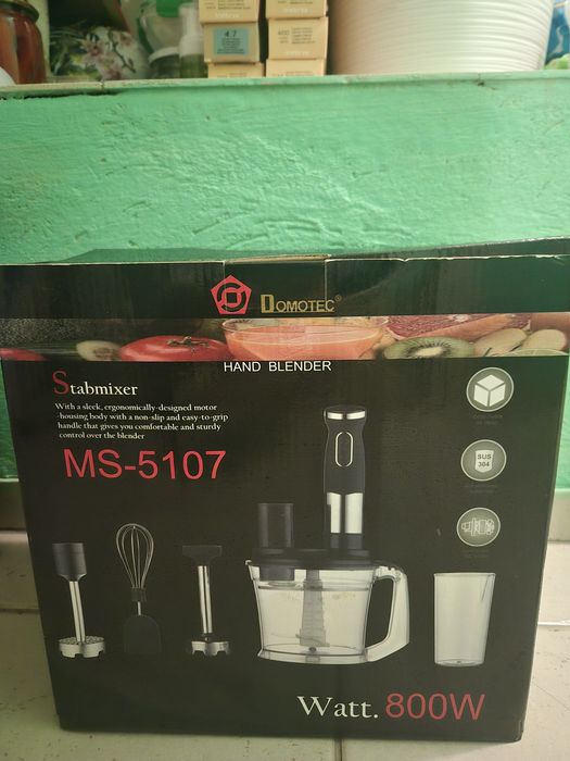 Багатофункціональний подрібнювач електричний Domotec MS- 5106 3 в 1 мі