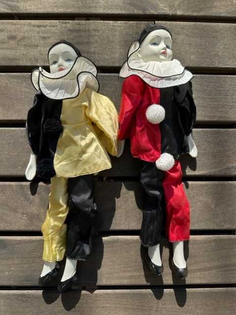Pierrots em porcelana