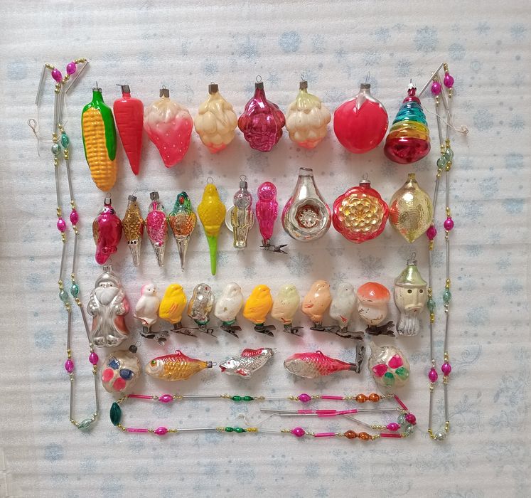 Ёлочные игрушки СССР