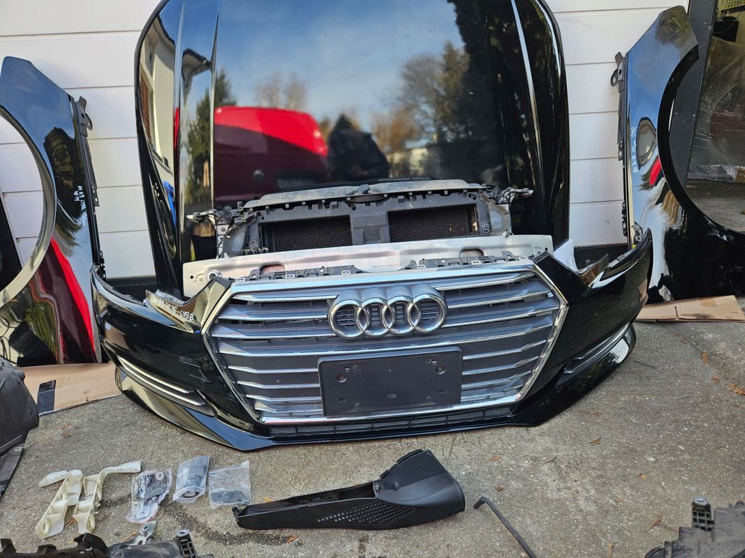 Kompletny Przód Maska Zderzak Błotniki Lampy Audi A4 B9/8w 8w0 Ly9b