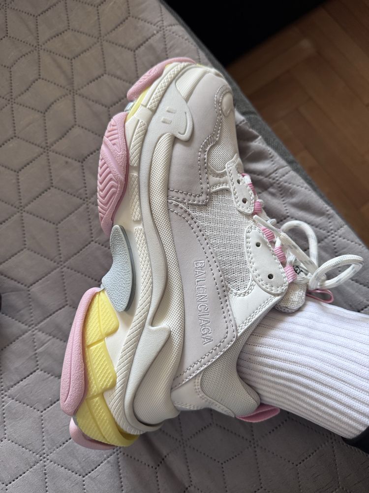 Balenciaga triple s pastel pastels platform sneakersy 37 oryginalne