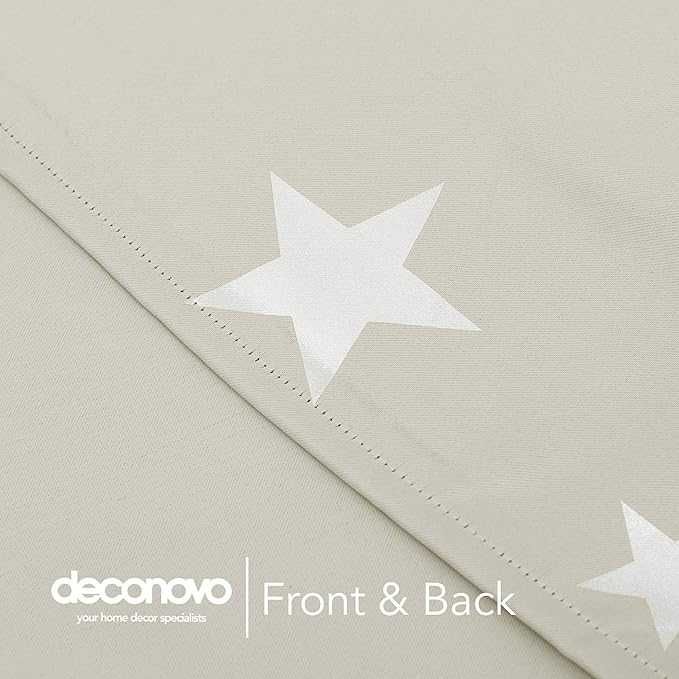 Deconovo Izolowane termicznie zasłony zaciemniające z oczkami