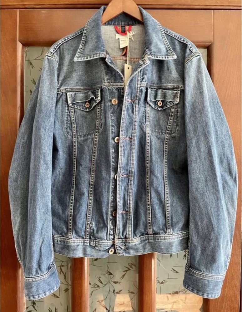 Diesel куртка джинсовая, лимитированная коллекция, XL (Hugo)