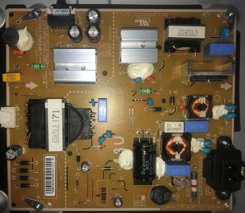 Pecas TV Lg 43UM7000PLA