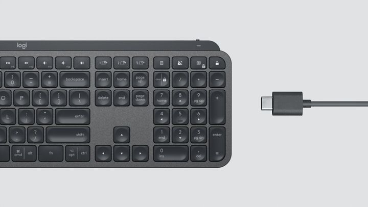 Klawiatura Bezprzewodowa Logitech Mx Keys Układ Us'intl Ansi