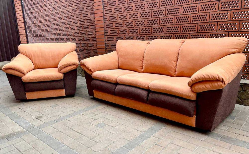 Розкішний, комфортний комлект "Венеція": диван +1 крісло завод Прогрес