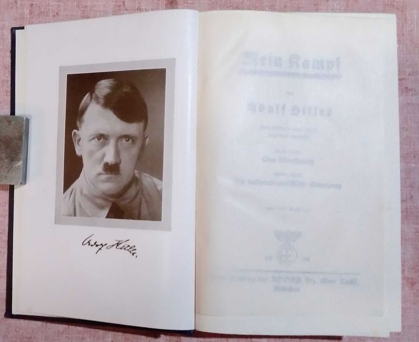 Mein Kampf Adolf Hitler 2 tomy w jednym 1939 oryginał unikat