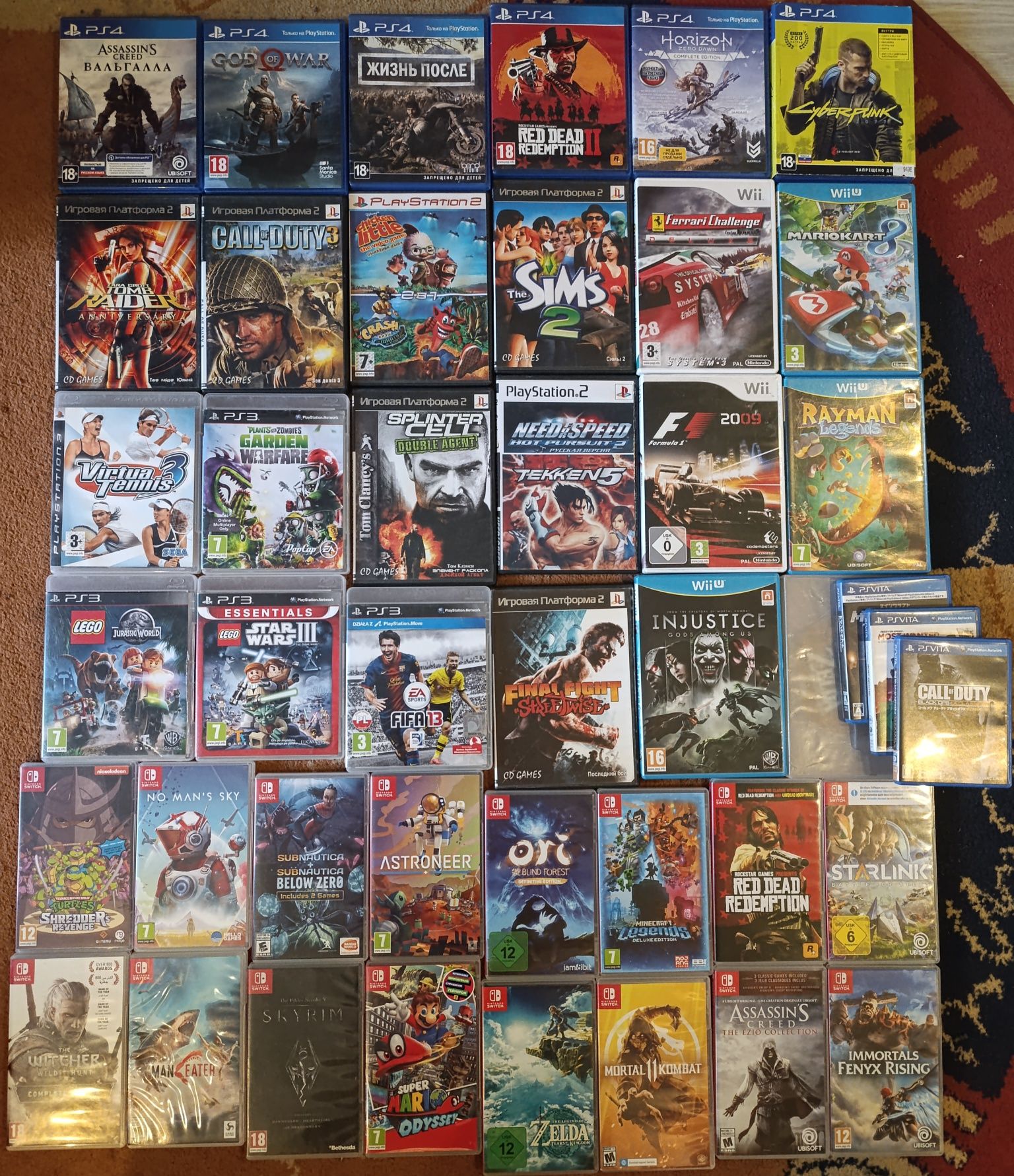 Nintendo,ps4,3,2,vita