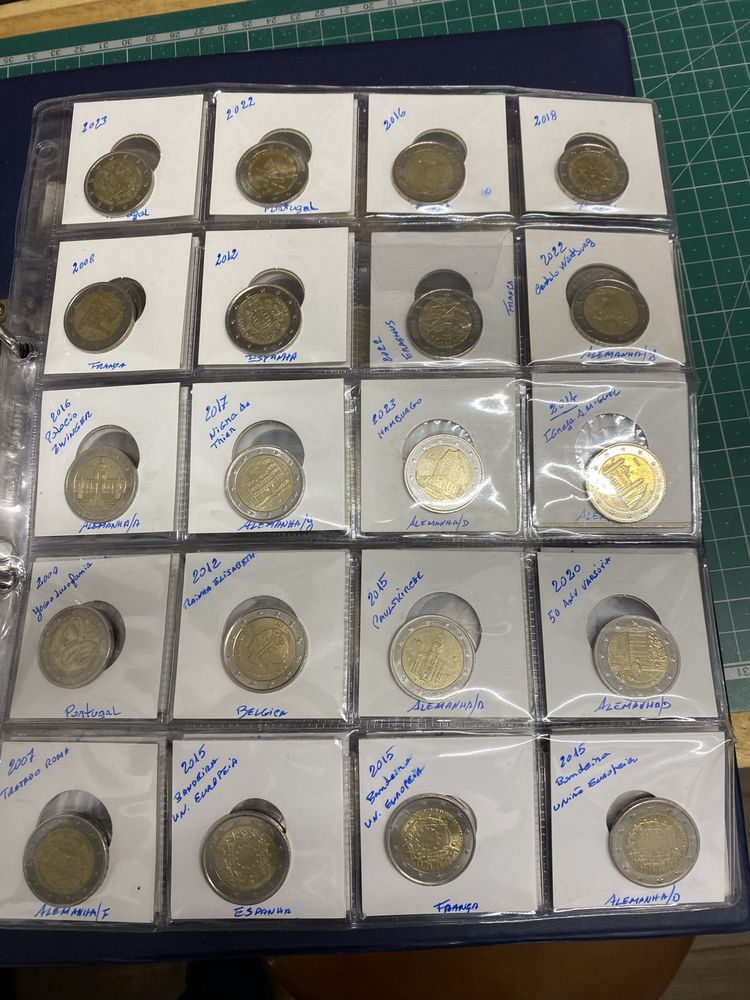 Moedas comemorativas 2euros TROCA