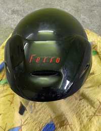 kask motocyklowy hełm ferro s 55/56 bezszczękowy czarny