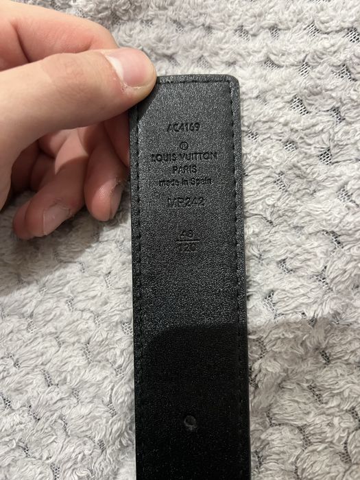 pasek czarny Louis Vuitton