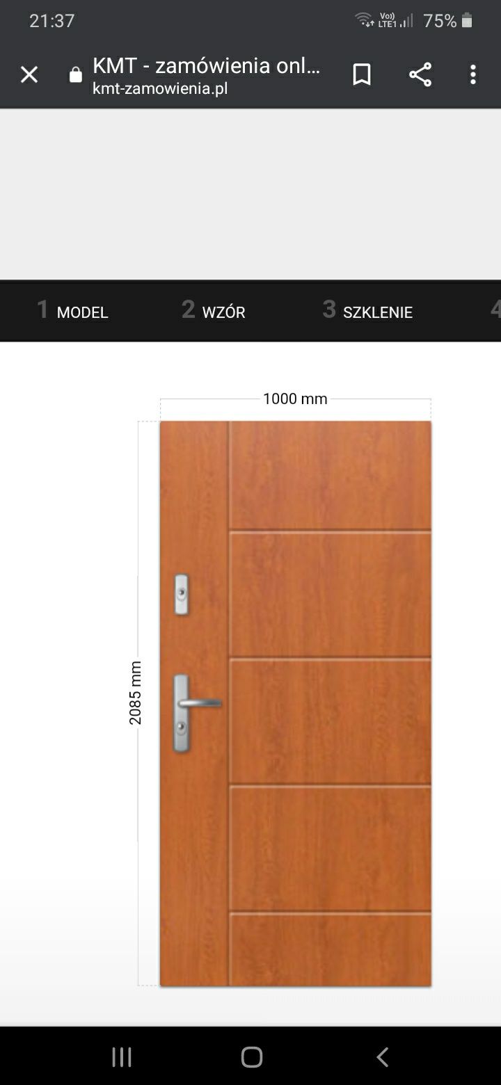 Drzwi z montażem drewniane metalowe do bloku akustyczne Od RĘKI