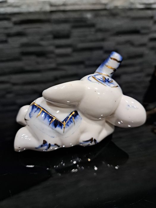 Декор слоник фарфоровый роспись