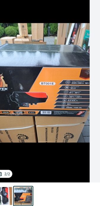 Ogrzewanie garażowe webasto 12kw 12v 24v 230v Bluetooth wyprzedaz