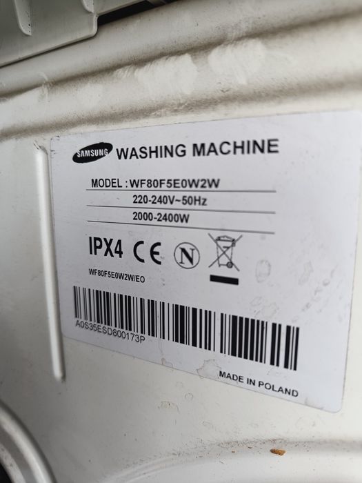 Części pralki Samsung Eco bubble