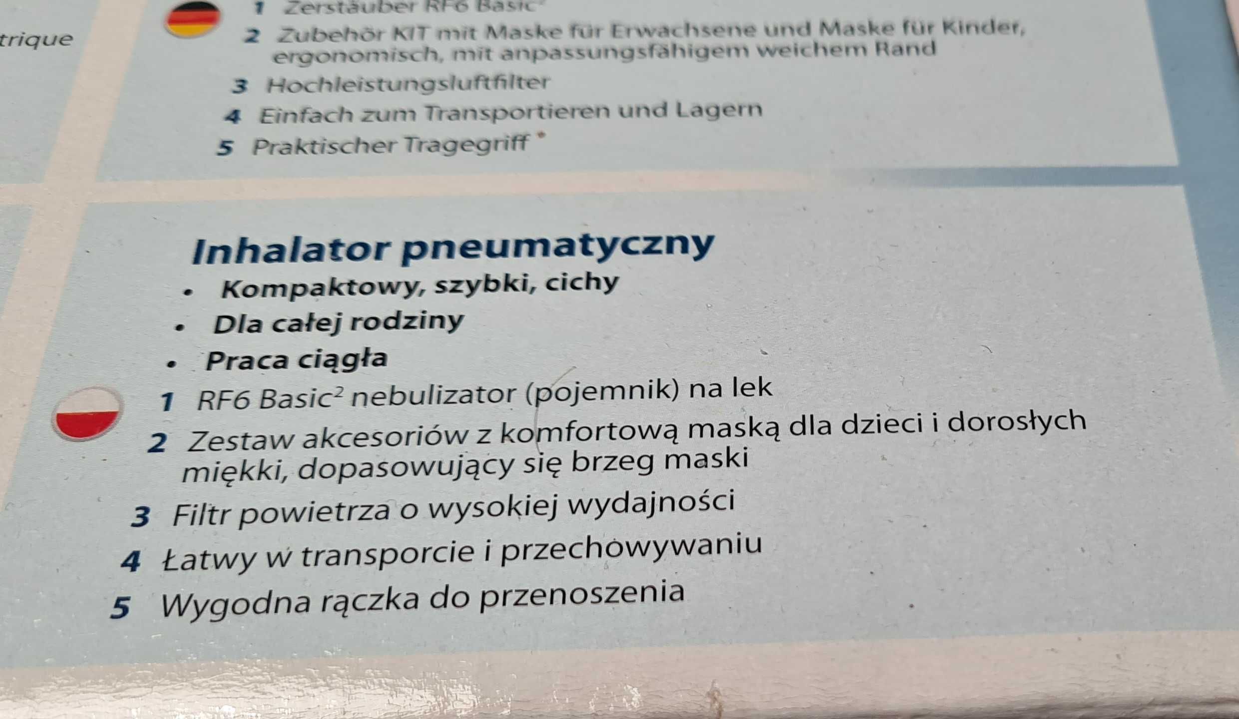 Inhalator pneumatyczno-tłokowy Flaem Nuova Ghibli Plus