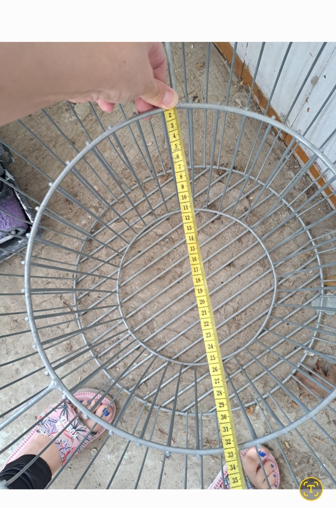 Duża donica gabion