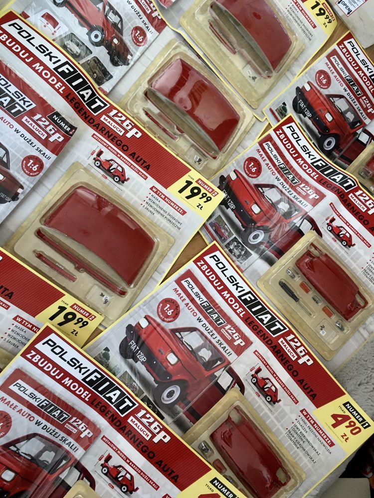 Czasopismo- FIAT 126P HACHETTE numer 1 + numer 2 model,AUTA PRL