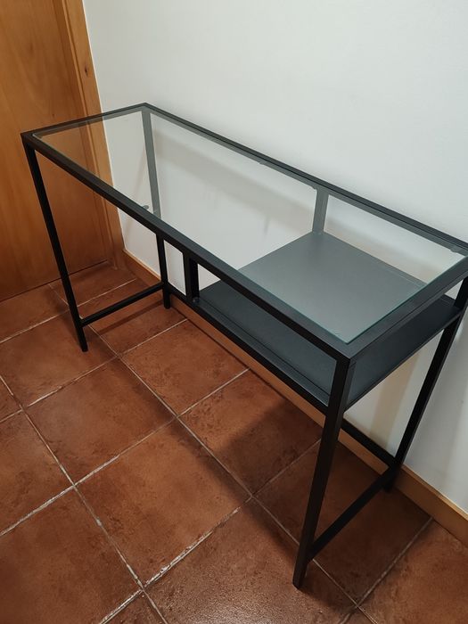 Secretária de vidro