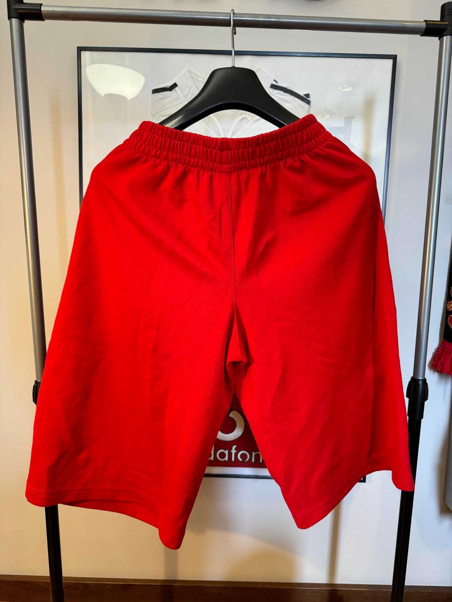 spodnie Vintage 90s Karl Kani Red Baggy Shorts Logo Pattern M