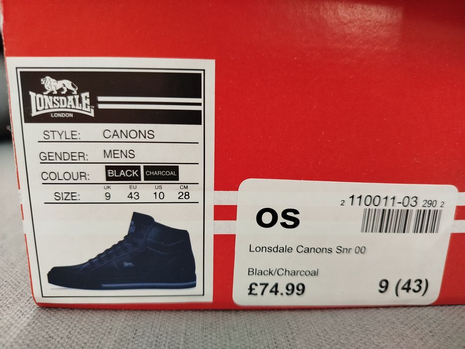 Lonsdale кроссовки  кожаные