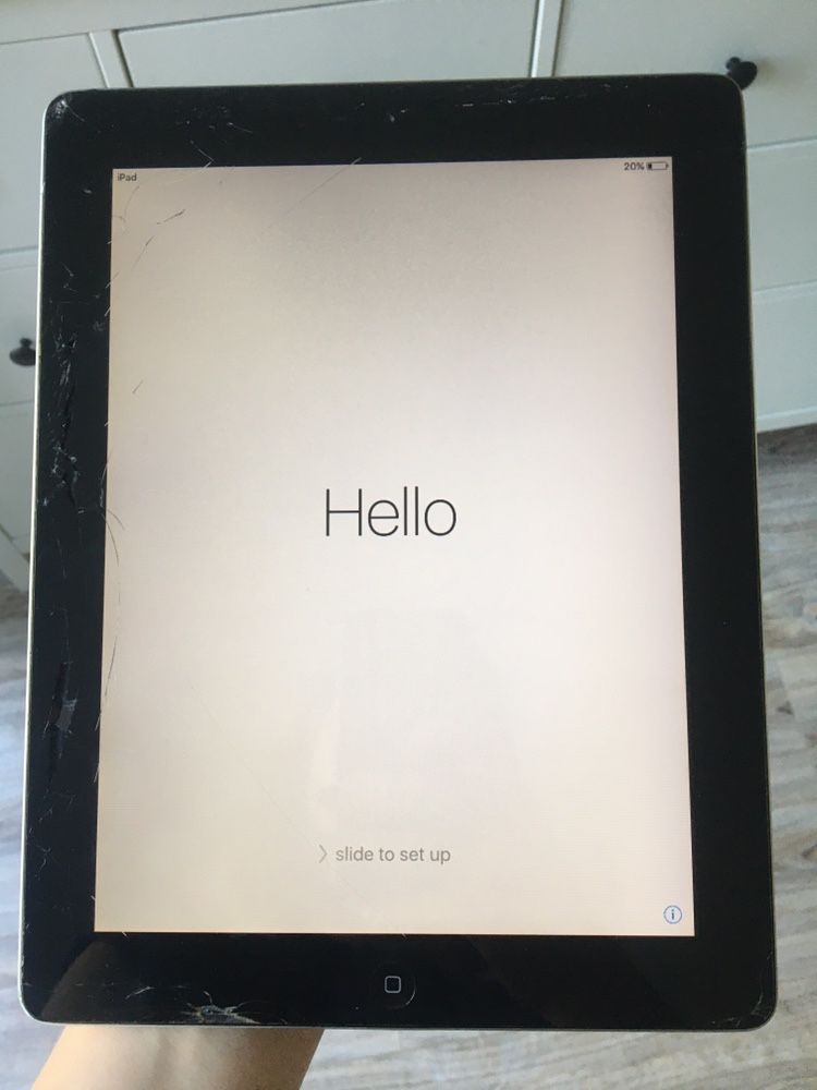 Tablet iPad 2 gen 16GB uszkodzony ekran