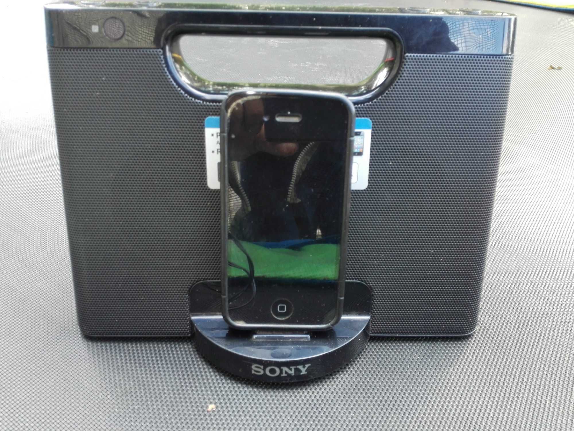 Iphone 4 stacja dokująca sony RDP m7ip