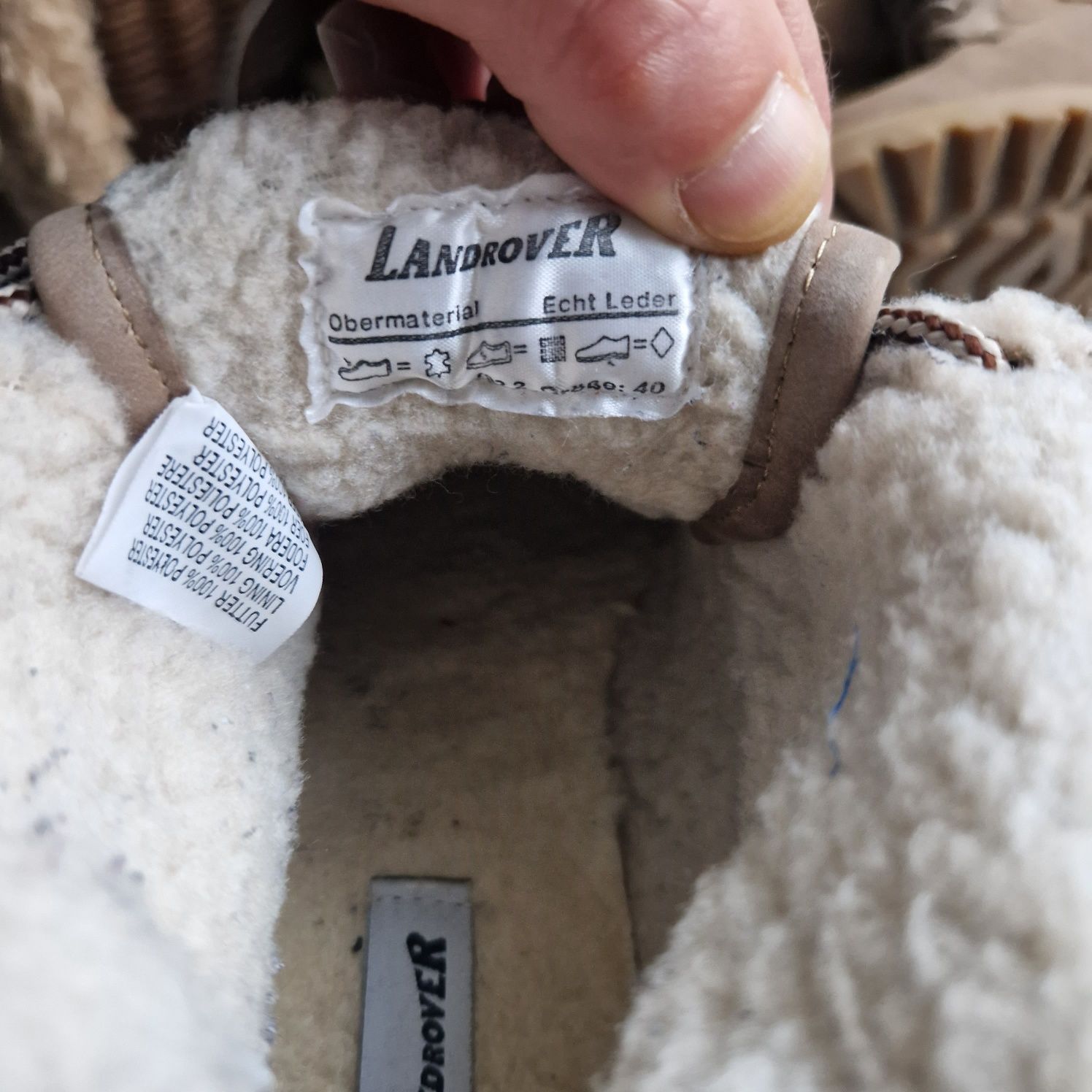 Buty landrover roz 40 zima