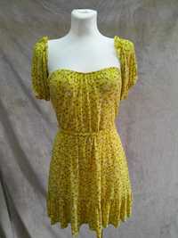 Żółta sukienka rozmiar 44