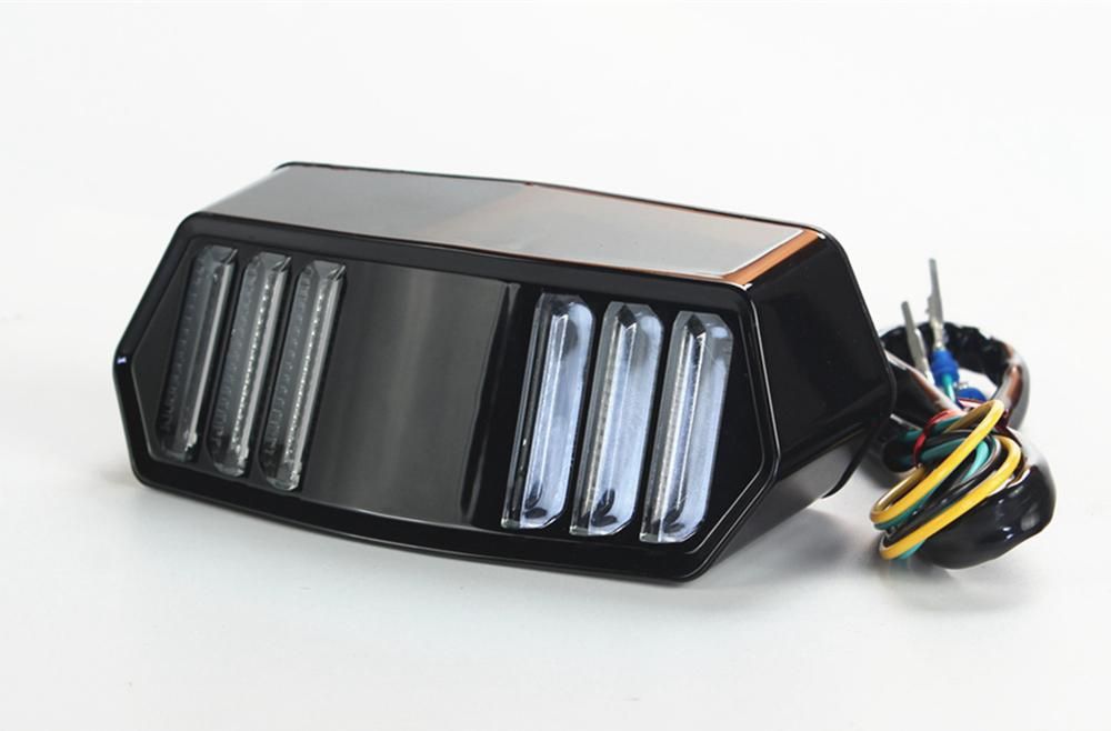 Стоп на мотоцикл задний led фонарь с поворотниками мото лампа