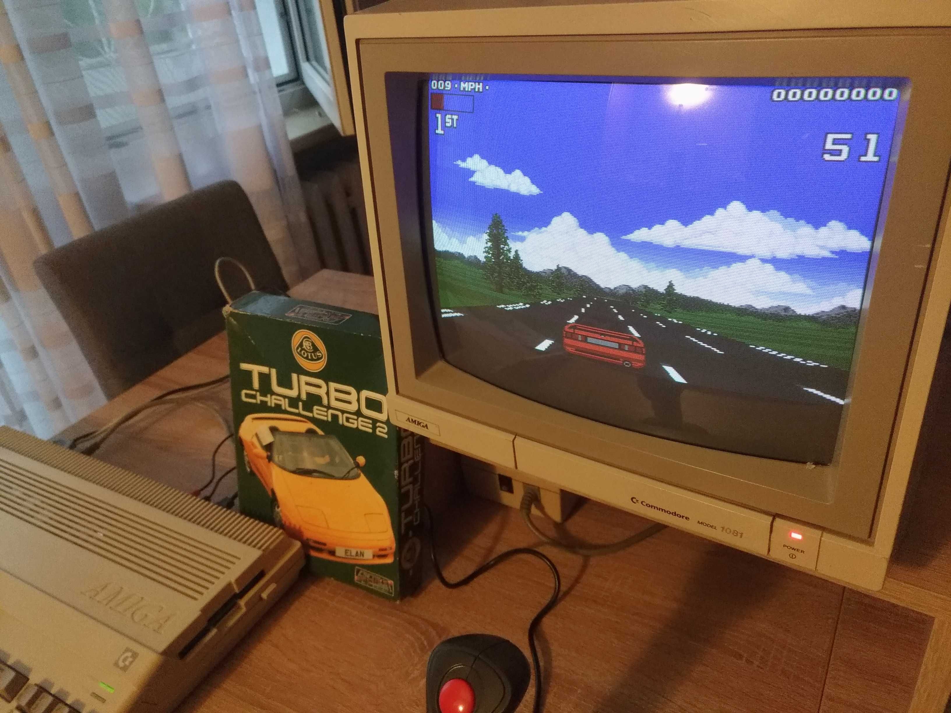 Lotus Turbo Challenge 2 - gra na komputer Amiga, sprawna