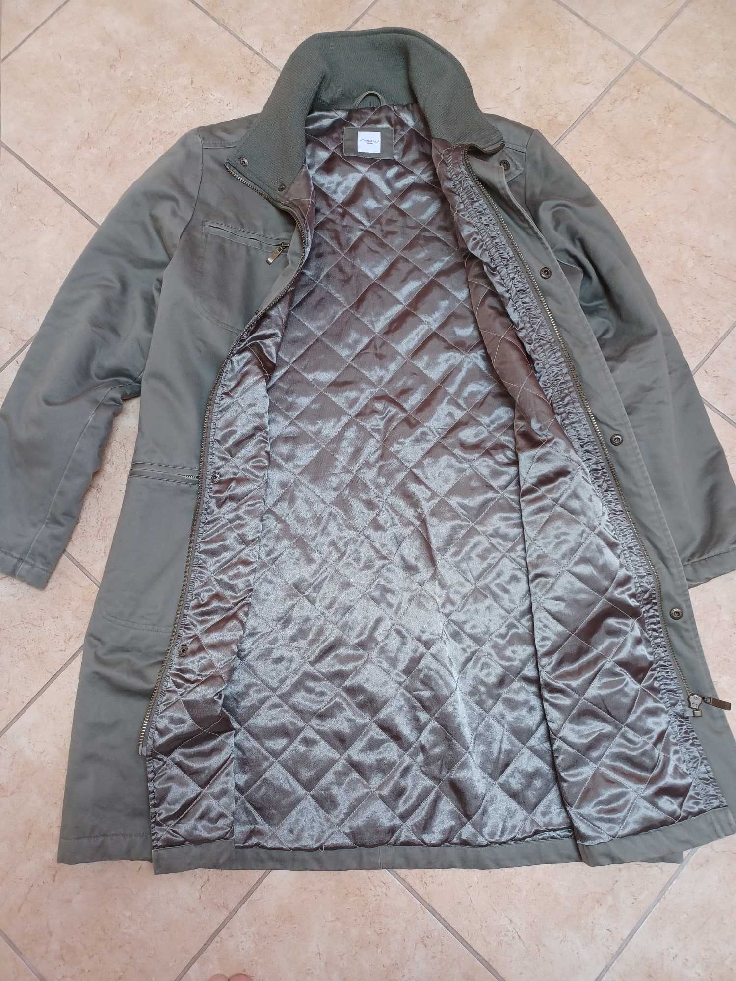Kurtka damska dluga khaki New Look r. XL