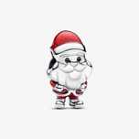 Conta Pai Natal Divertido Pandora em Prata de Lei 925 Novo!