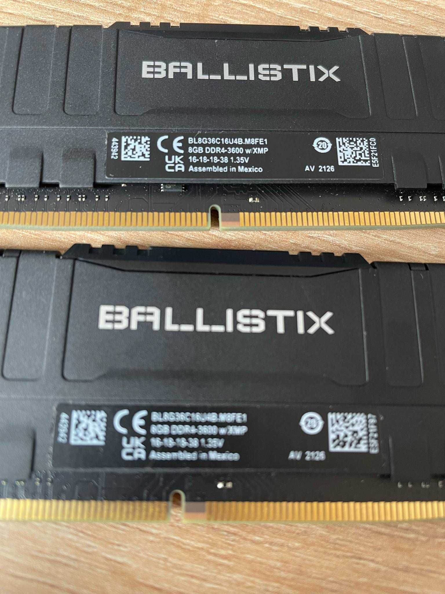 Pamięć RAM Ballistix 2x8GB DDR4 3600 MHz CL16