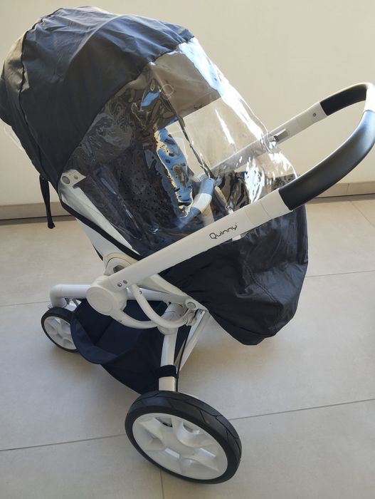 Carrinho Quinny Moodd Black Irony +Babycoque Bebeconfort + Capa