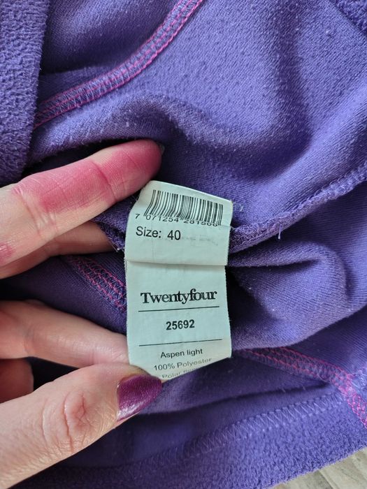 Fioletowa damska bluza polarowa 38/40