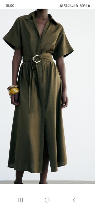 Ллянне плаття Zara XXL(L)