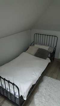 Łóżko dla dziecka, czarne , 80x200 cm
