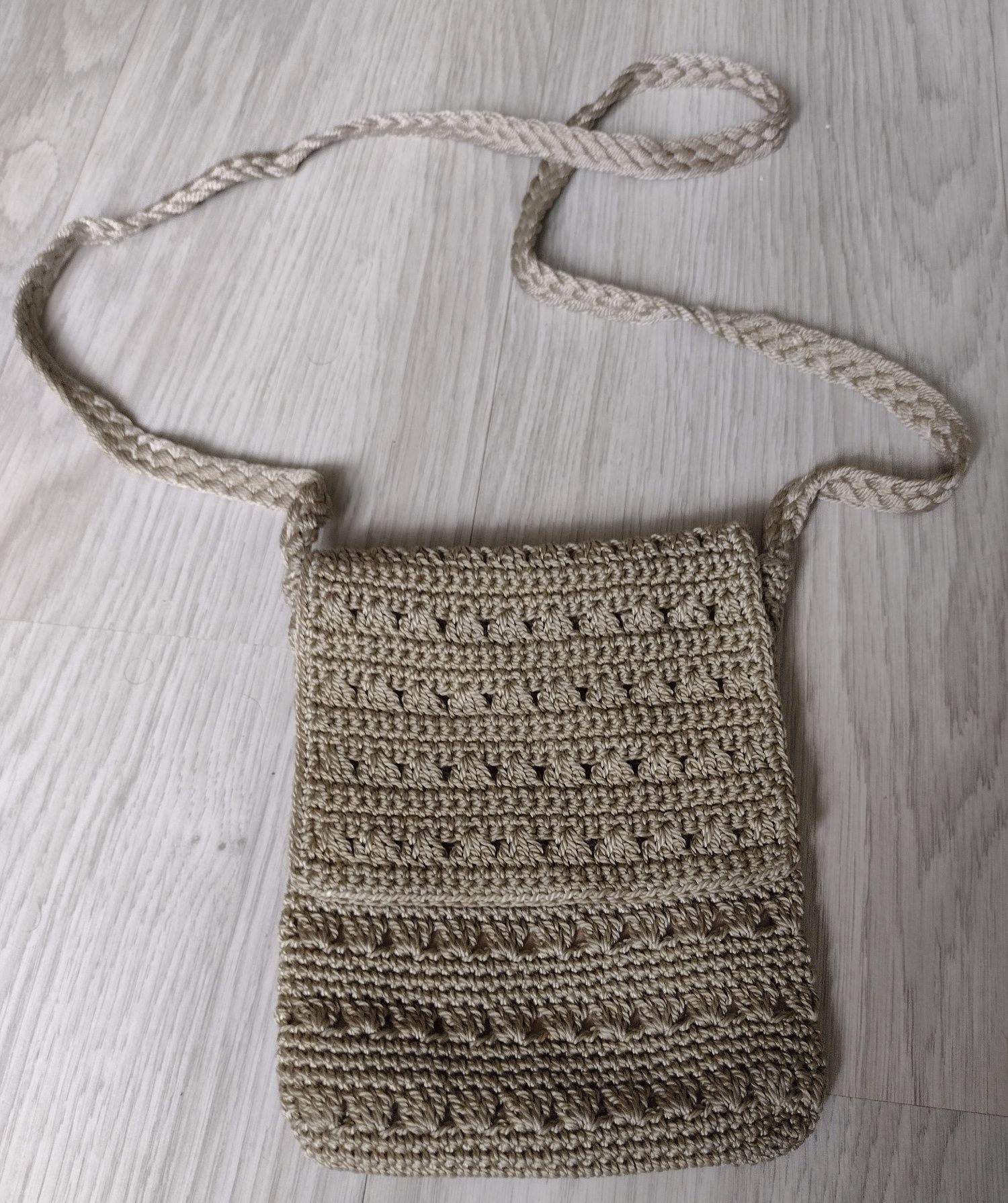 Torebka hand made makrama