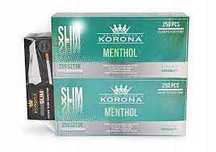 Zestaw KORONA SLIM MENTHOL 2X250 + Nabijarka