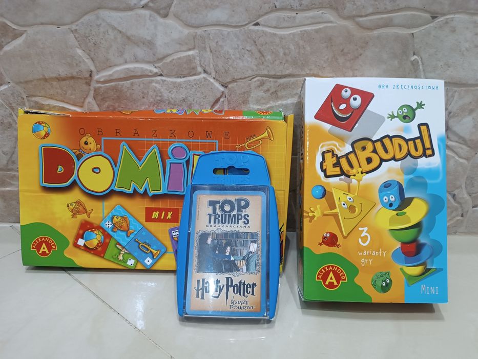 Gra edukacyjna Match it! Mania 4w1 + Zestaw gier Alexander