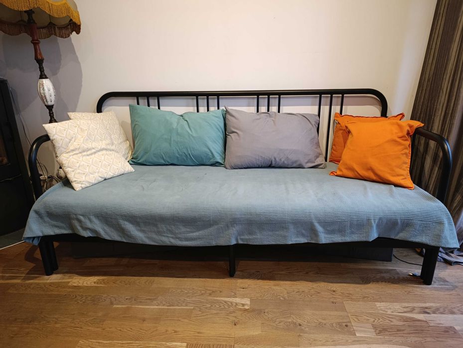 FYRESDAL
Leżanka z 2 materacami, czarny/Ågotnes twardy, 80x200 cm IKEA