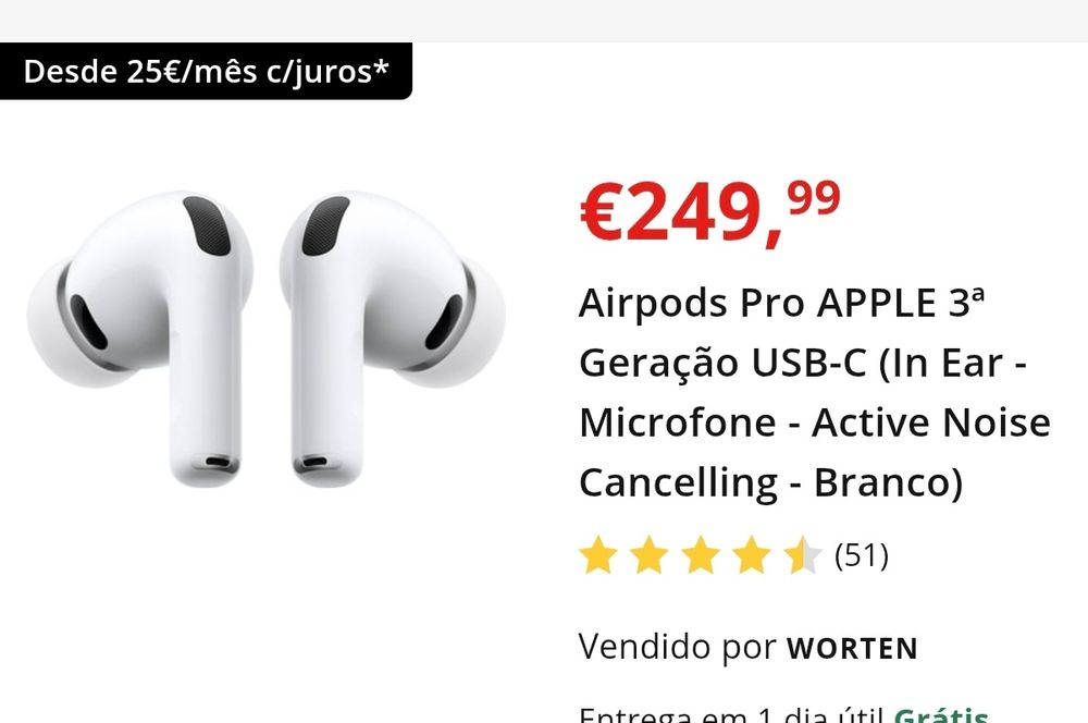 Airpods Pro Apple 3 geração
