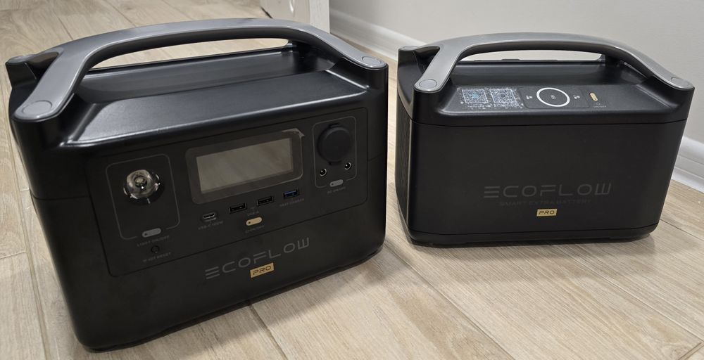 Зарядна станція EcoFlow River Pro Америка 720Wh+extra battery
